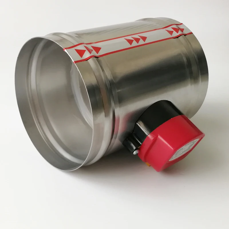 125 мм Электрический воздушный клапан, 220 В Электрический демпфер используется для dcut трубы или выхлопной трубы гаража или подвала