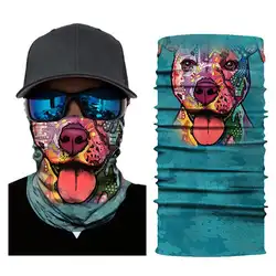 3D цифровой животный принт Велоспорт маска для лица Спорт на открытом воздухе повязка для езды шарф Косплей хип-хоп аксессуары Велоспорт