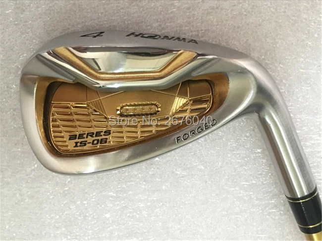 Новые гольф-клубы HONMA S-06 4 звезды утюги для гольфа набор 4-11.Aw.Sw HONMA IS-06 железные клюшки для гольфа графитовый Вал