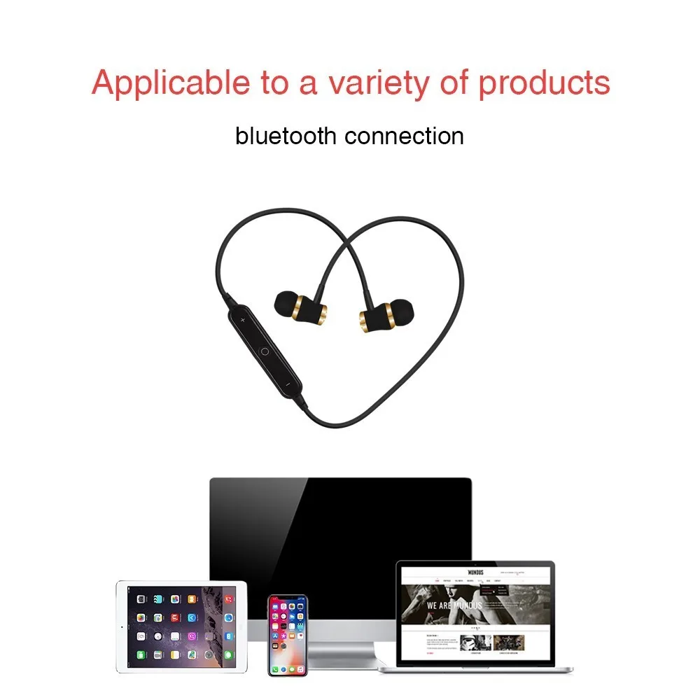 Беспроводные спортивные Bluetooth наушники CHYI беспроводная гарнитура для бега