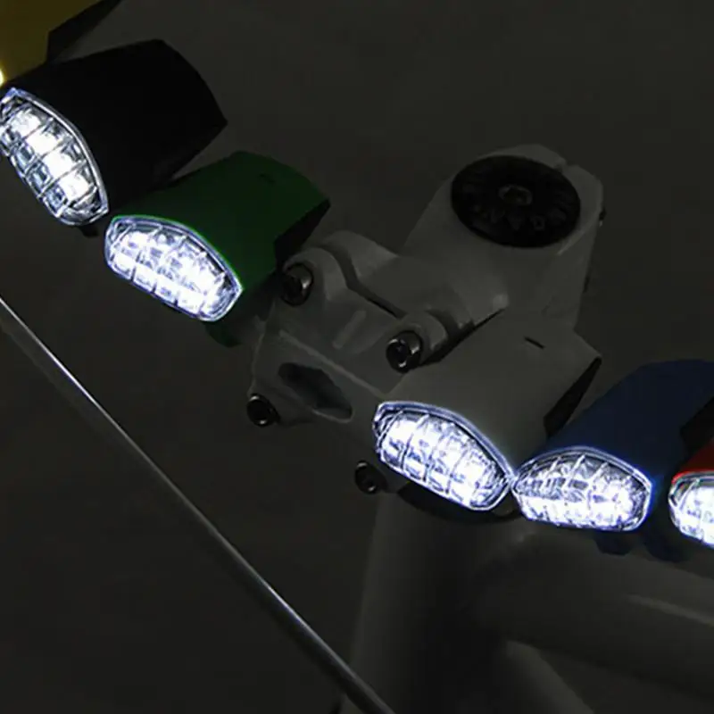 

4 LED Cycling Bicycle Front Light Super Bright Flashlight Waterproof Bike Head Light USB Rechargeable MTB road Front Light red