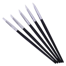 5 шт. стоматологические Силиконовые кисти ручки стоматологический инструмент для придания формы зубу для клея композитные смолы цемента фарфоровые зубные инструменты для стоматолога