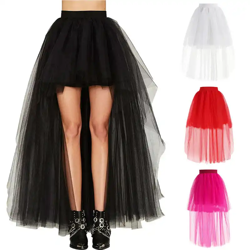 tulle skirt short front long back