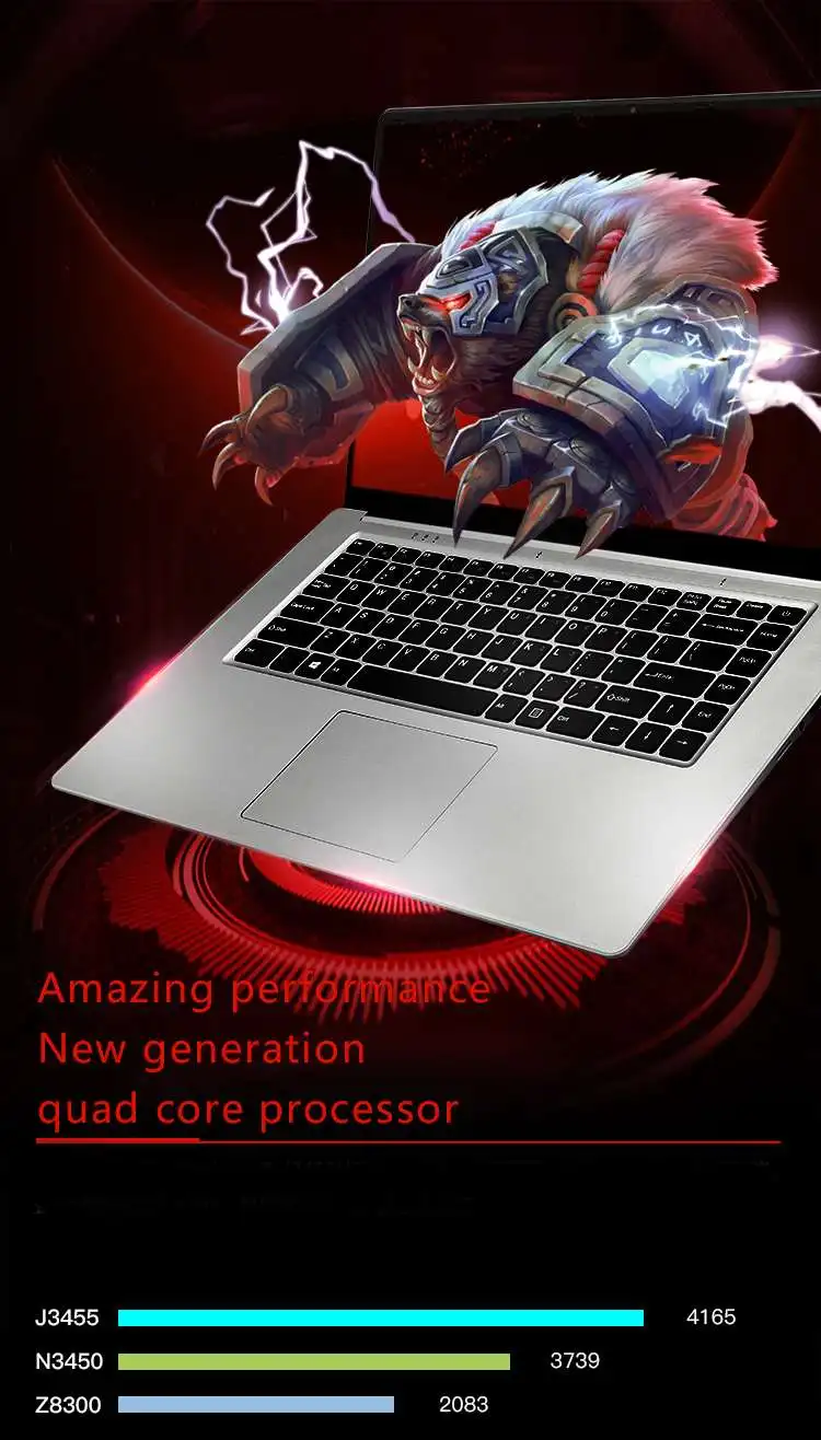 T-BAO TBOOK X8S Laptop 15.6 inch Intel Celeron J3455 8GB LPDDR4 256GB SSD Intel HD Graphics 500