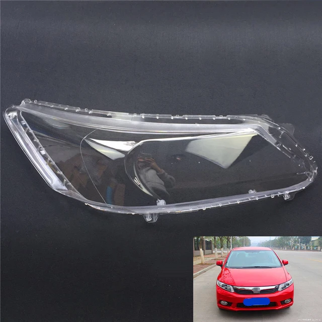 For Honda Civic 2012 2013 2014 Car Headlight Headlamp Clear Lens Auto