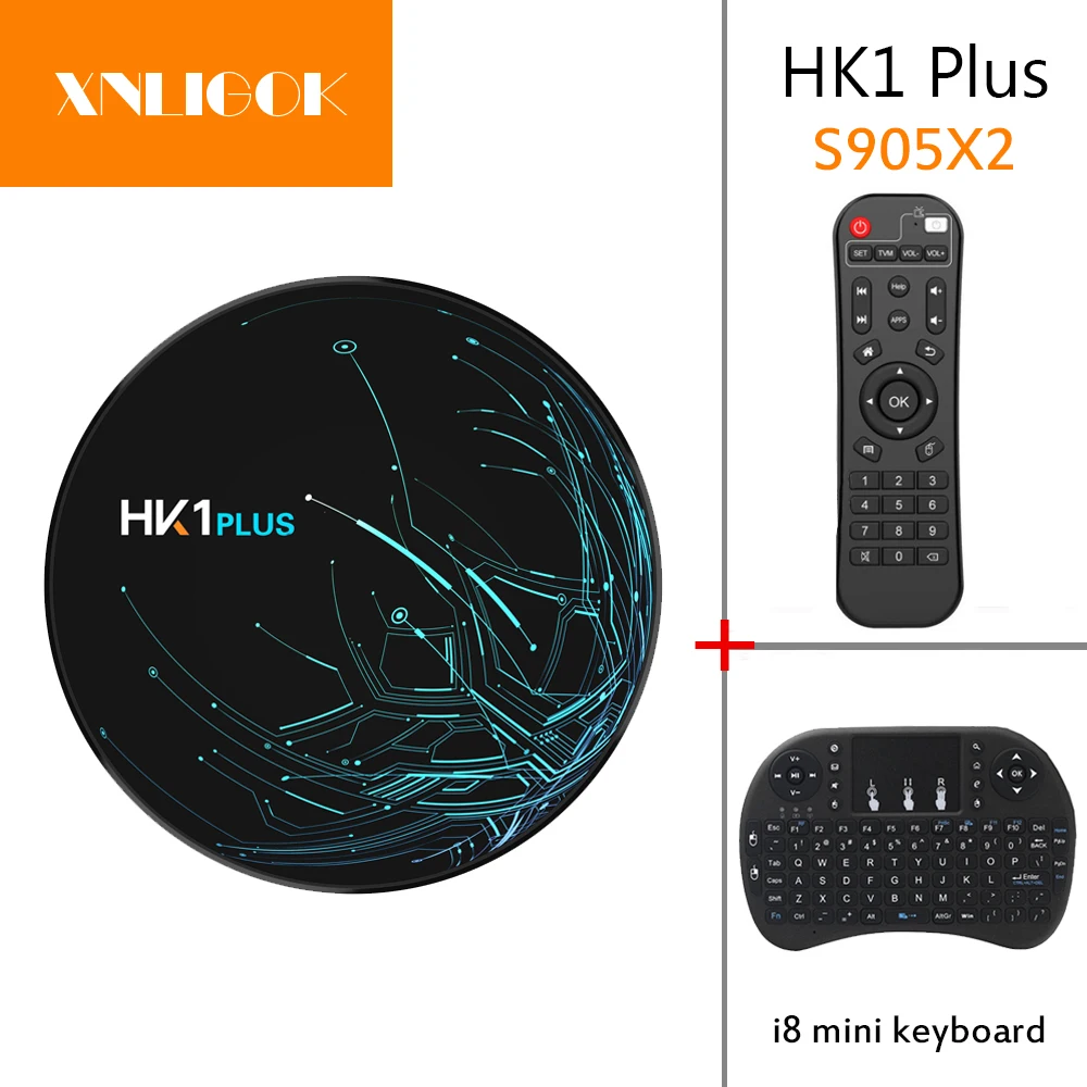 Android 8.1 TV Box HK1 Plus 2g16g 4g 32g/64g S905X2 4G 64G 4K Wifi 2.4G&amp5.8G USB3.0 100M Google Play Store Netflix Youtube |