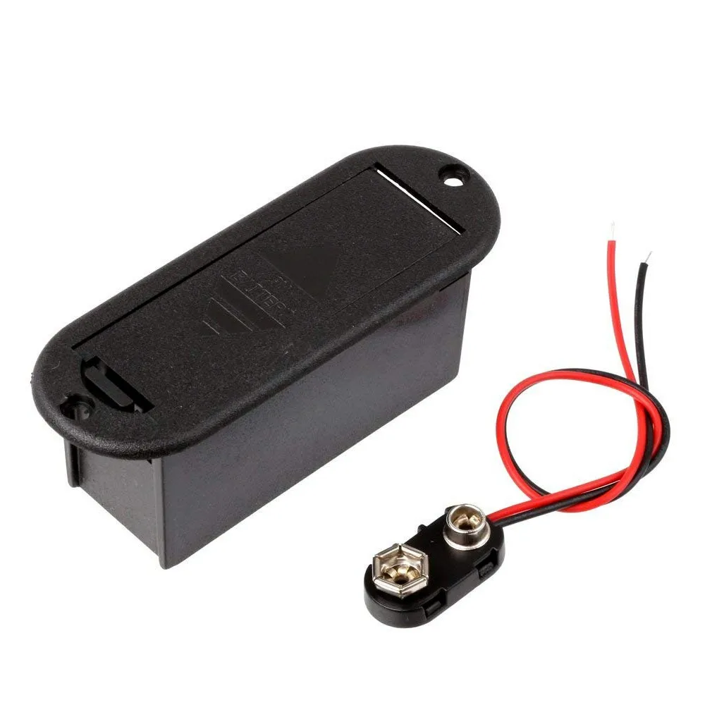 

FFYY-9V Battery Holder Case for Active Guitar Bass Pickup