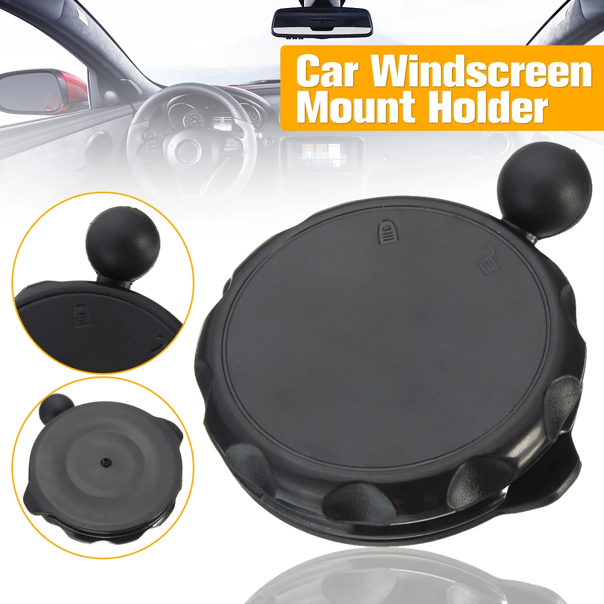 KROAK Car Windscreen Suction Cup Mount GPS Holder For TomTom Go Live