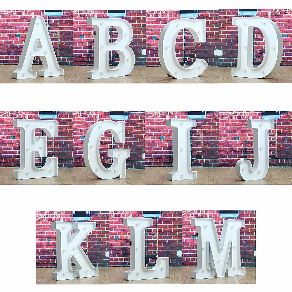 

LED Letter Light A-Z home ABS birthday party, outdoor, bars, cafes decorated,Christmas decorations celebrate.