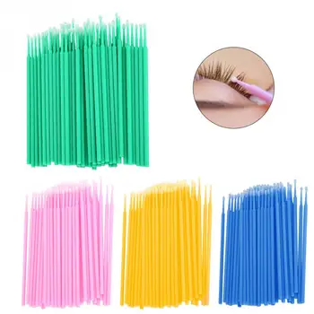 

400pcs/set Disposable Cotton Stick Microbrushes Eyelash Extension Tools Individual Lash Removing Tools Cotton Swab