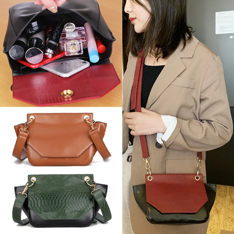 

Ladies Women's PU Leather Satchel Cross Body Messenger Bag Handbag Shoulder Bags