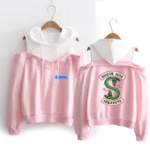 Ривердейл, Женская толстовка с капюшоном "South Side serpents" в стиле Харадзюку Толстовка ривердейл куртка Southside толстовки с капюшоном для девочек Для женщин