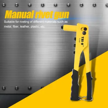 

Rivet Gun Manual Light Weight Riveter Nut Rivet Gun Kit Practical Threaded Nut Gutter Repair Tools Household Repair Tools