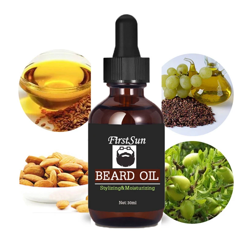 

30ml Men Healthy Soften Hair Beard Oil Moisturizing Conditioner Grooming Oil New