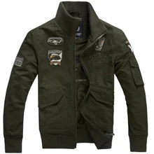 Men's fashion retro casual jacket military tactical army jacket standing collar loose cotton coat