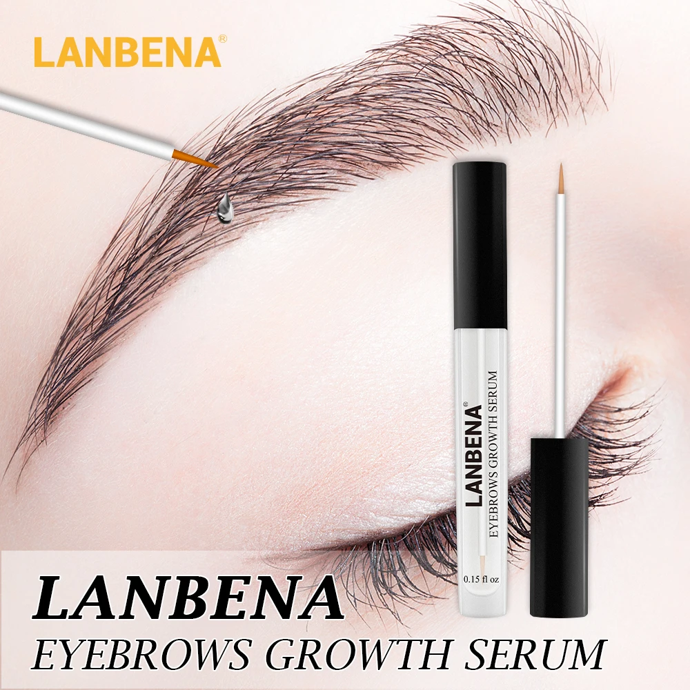LANBENA مصل نمو الحاجب أطول أكمل سمكا يغذي الحاجب محسن رمش سريع قوية نمو الشعر المكياج الجمال LANBENA مصل نمو الحاجب أطول أكمل سمكا يغذي الحاجب محسن رمش سريع قوية نمو الشعر المكياج الجمال