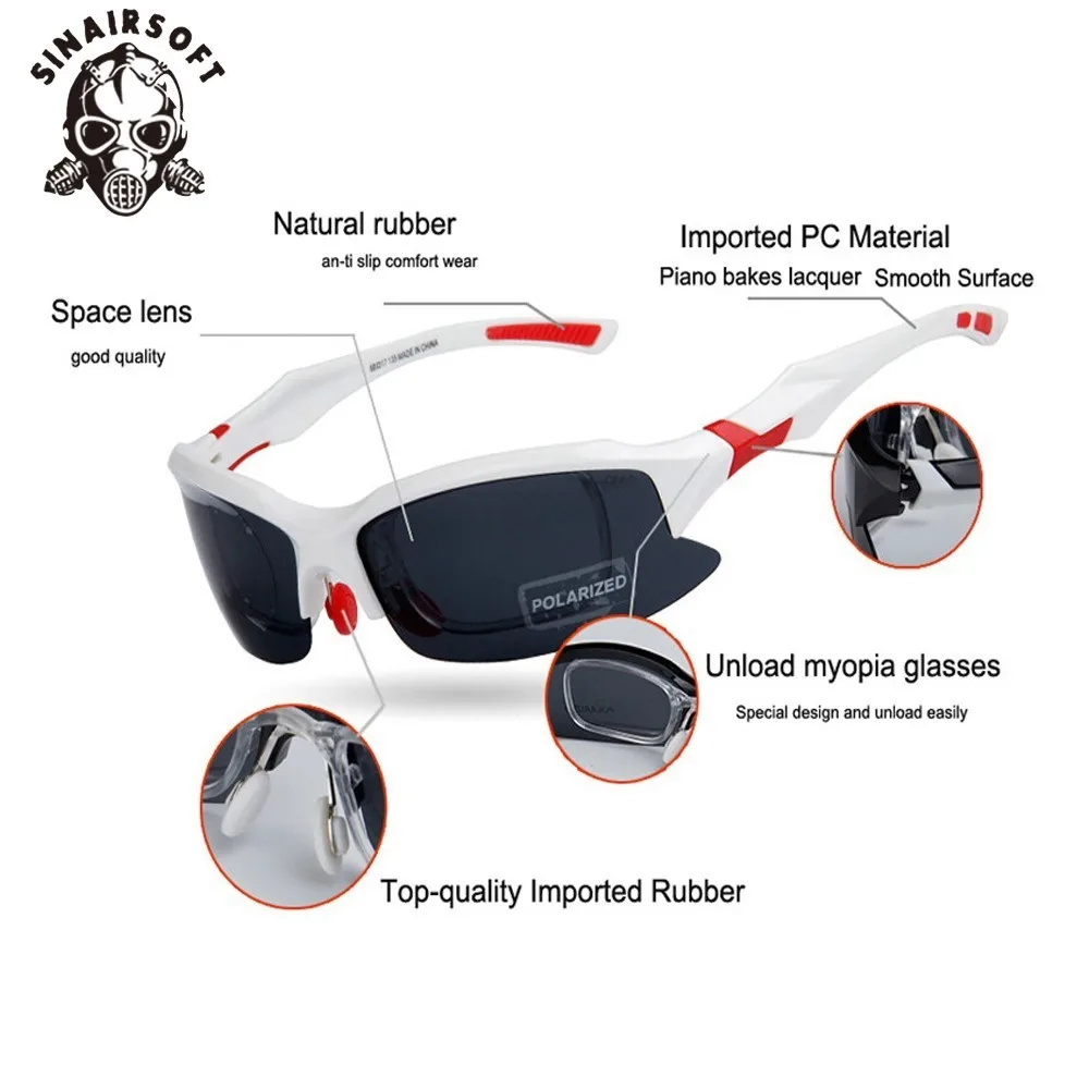 Мужские очки поляризационные велосипедные очки рыболовные очки уличные спортивные солнцезащитные очки UV 40 велосипедные очки