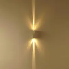 Новое поступление 6 Вт Светодиодный Уличный настенный светильник IP65 Алюминий вверх и вниз освещения крыльцо сад настенный светильник светодиодный свет