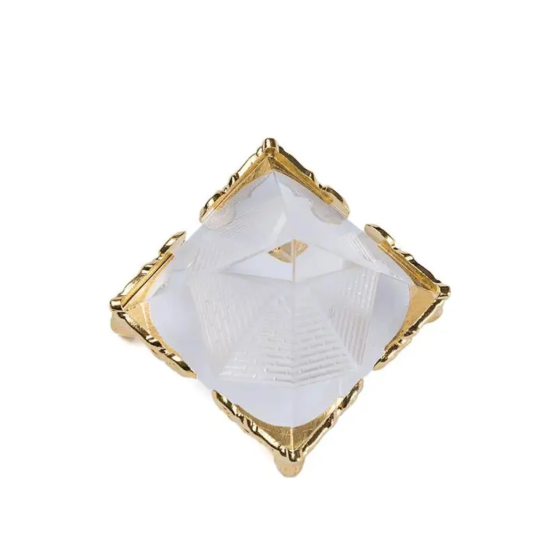 Newest K9 AAA Quartz Crystal Glass Pyramid Carved pyramid  Egypt Egyptian Crystal Pyramid  Crystal Wipes Home Decor #BO