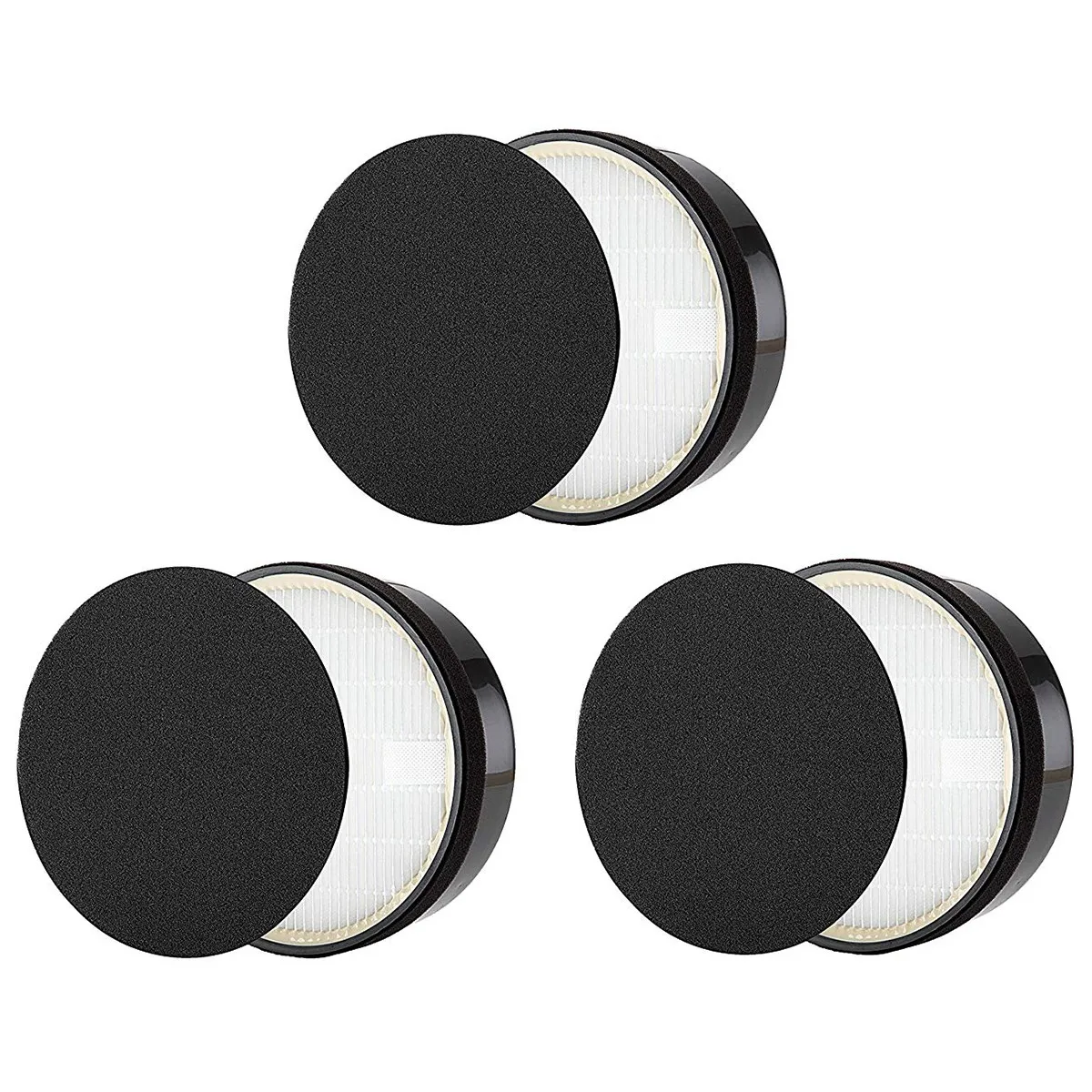 

LV-H132 Replacement Filter, Hepa And Activated Carbon Filters Kit Compatible Levoit Air Purifier Parts LV-H132-RF(3 Pack)