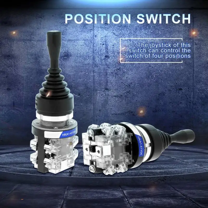 Joystick Switch AC 380V 15A 4 Position Self Lock Joystick Controller