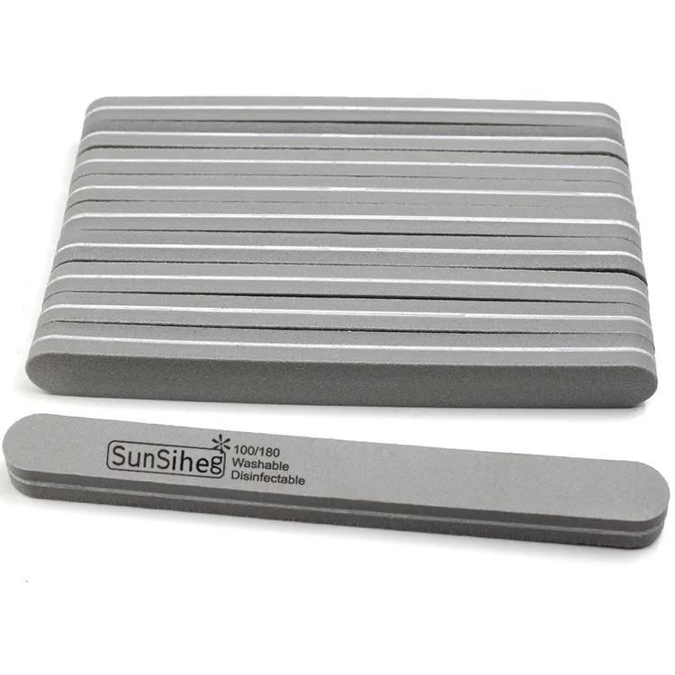 

Manicure Tool Straight Round Head Sponge Manicure Polished Sanding Surface Strip Washable Purlin