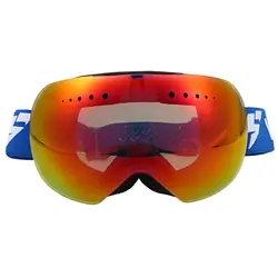 Лыжные очки soman Borderless большие сферические двойные ветрозащитные и противотуманные лыжные очки