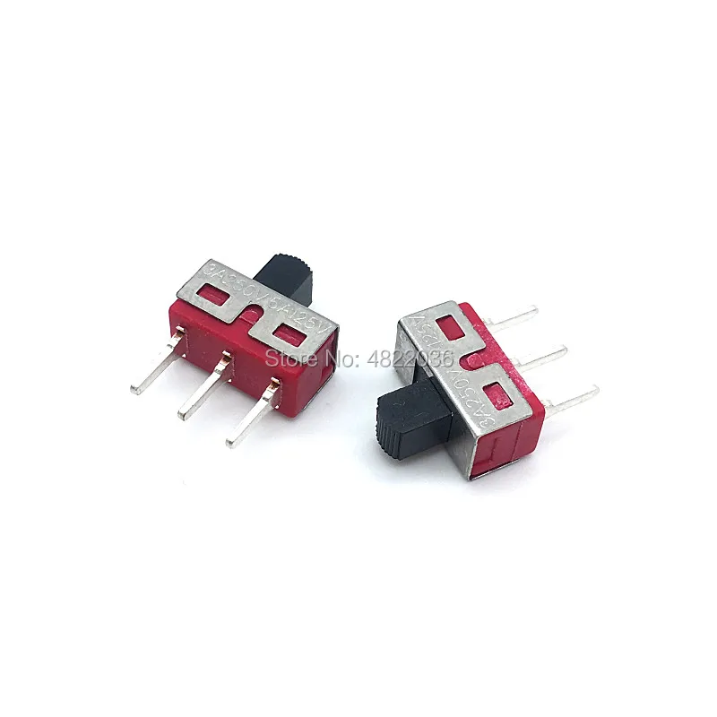 Слайд переключатель Q15 2 шт. 3pin позиционный на 3 А 250 В/6 В переменного