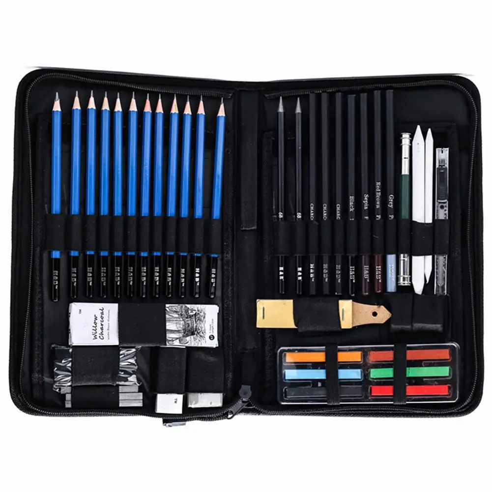 

High Quality 48PCS Sketch Wood Pencil Painting Tool Set Smooth Painting Support Fast Deliver