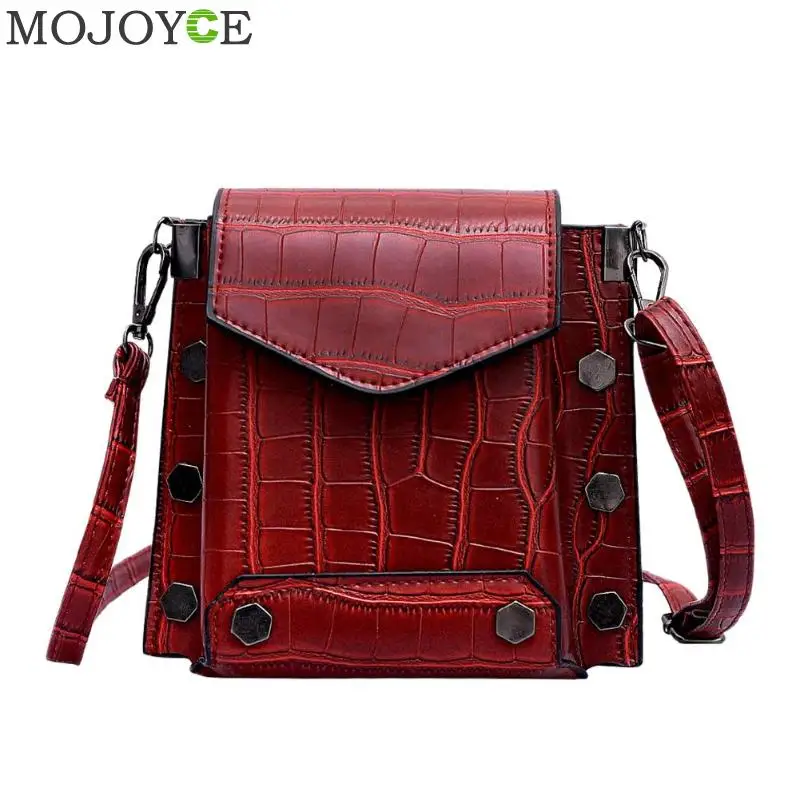 

2019 Brand Women Bags Luxury Handbags Women Messenger Bags Cover Rivet Bag Girls Fashion Shoulder Bag Ladies PU Leather Handbags