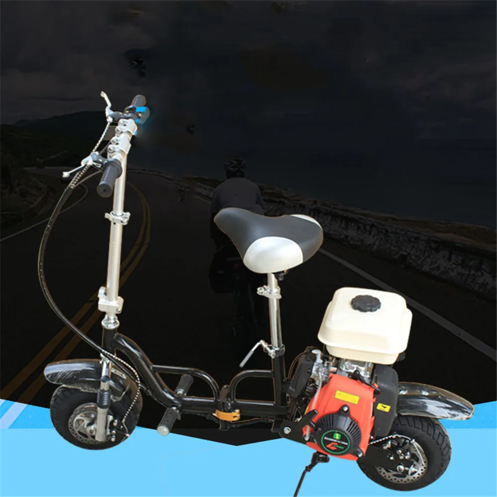 

49cc Single Cylinder Air Cooled Foldable Portable Fuel Gasoline Motorcycle Scooter Motocross