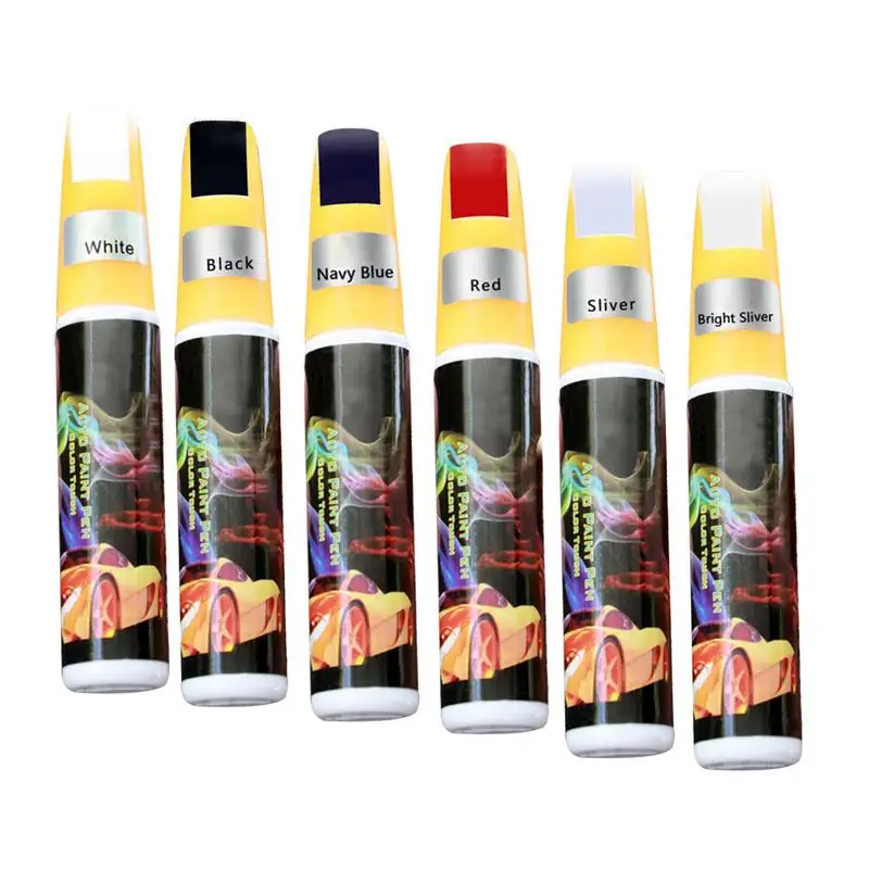 Car Paint Repair Pen Scratch Repair Pen Paint Red Black White Silver Gray Touch