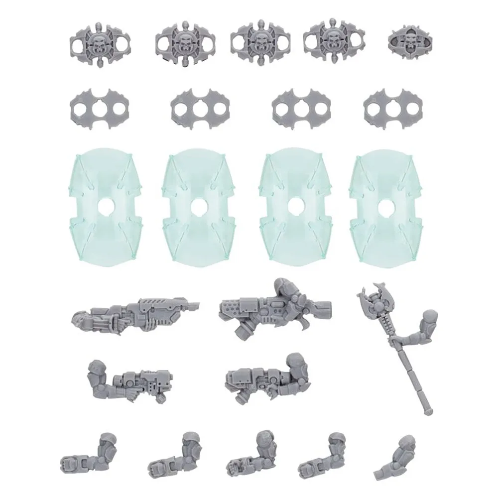Necromunda Van Saar Energy Shield Set (прозрачные детали изготовлены из смолы) | Игрушки и хобби