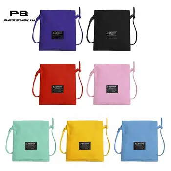 

Canvas Simple Small Shoulder Messenger Handbags Women Casual Crossbody Bags