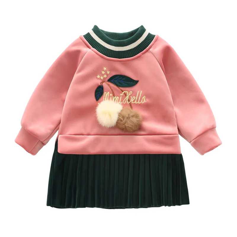 

Baby Dresses 2018 autumn Baby girls clothes princess girls dress Ball of yarn Kids Clothes Children Party princess dresses