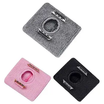 

Sports Cotton Wrist Sweat Band Watch Bracelet Strap for iWatch Series 1 2 3