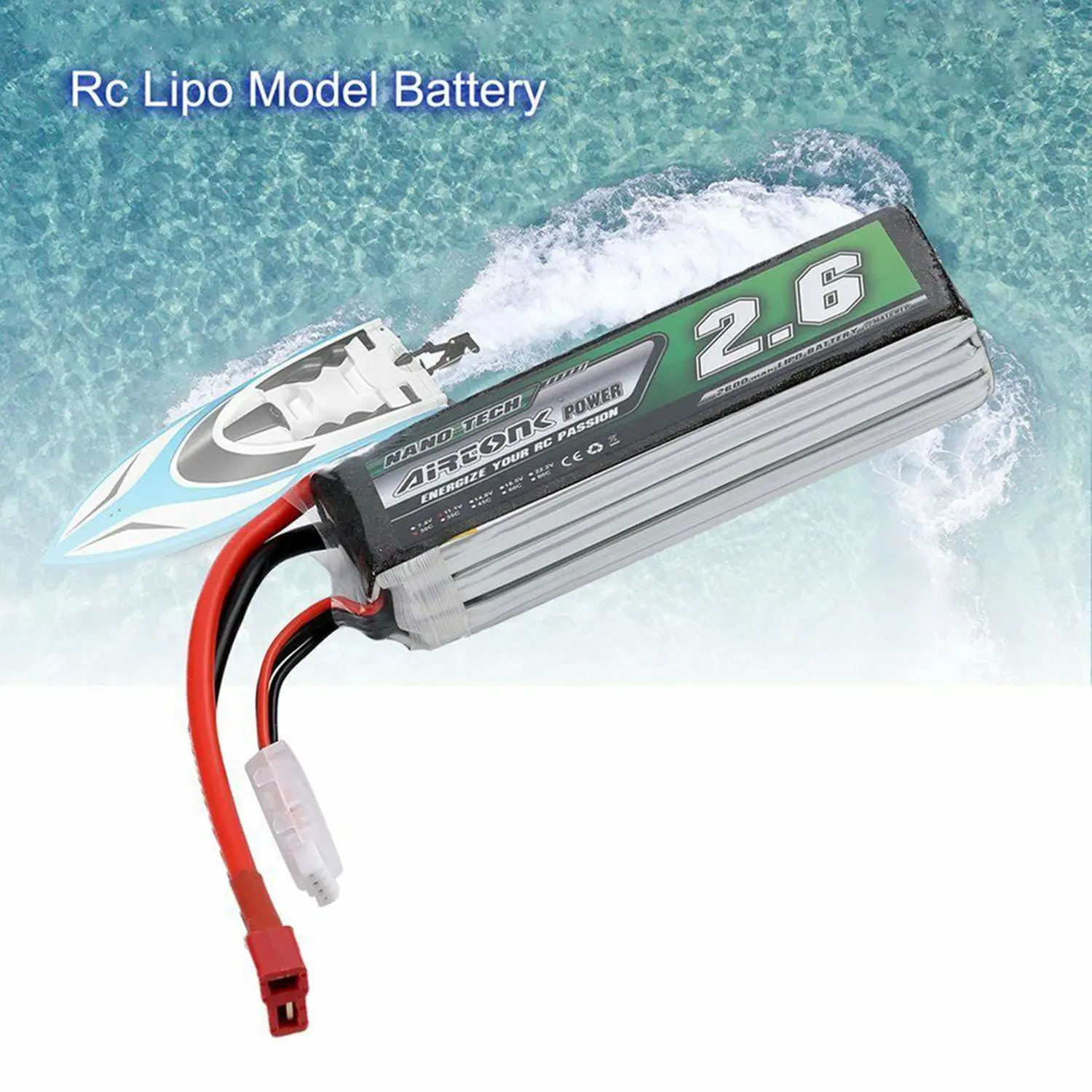 Airtonk power 11 1 V 2600 Mah 30C 3 S P Lipo батарея T Разъем для Rc Дрон автомобиля|Комплекты батарей|