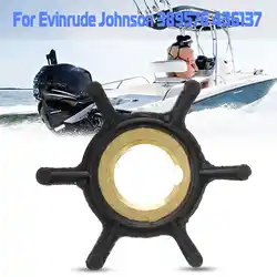 389576 436137 водяной насос крыльчатка для Evinrude Джонсон 4HP-8HP подвесной мотор диаметр 38 мм 6 лопастей черные резиновые аксессуары