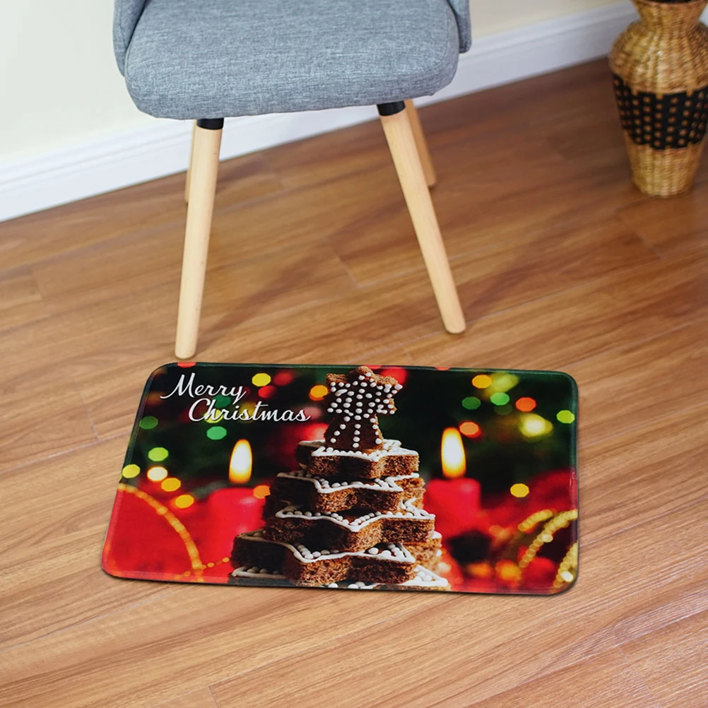 40x60CM Floor Mat Durable Water absorbing Practical Pattern Non slip