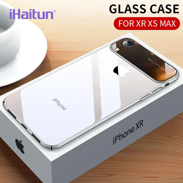 Ihaitun Luxury Lens Glass Case For Iphone Xs Max Xr Cases Ultra