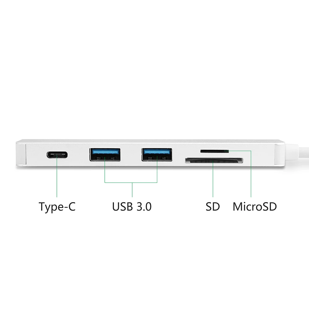Адаптер USB Type C для MacBook Pro Air 13 15 16|USB-хабы| |