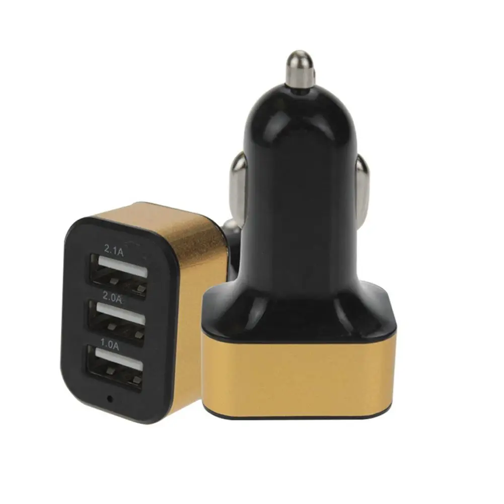 Универсальное автомобильное зарядное устройство с 3 USB портами а|Зарядные