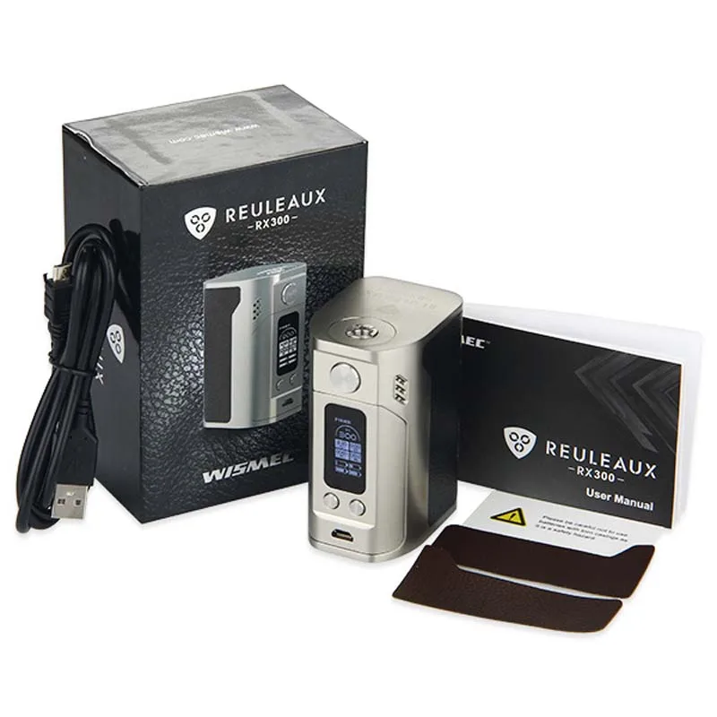 Original 300 W WISMEC Reuleaux RX300 TC Mod wismec rx300 caja Mod VW/TC modos E cigarrillo caja Mod del RX200 Mod para Reux tanque - 6