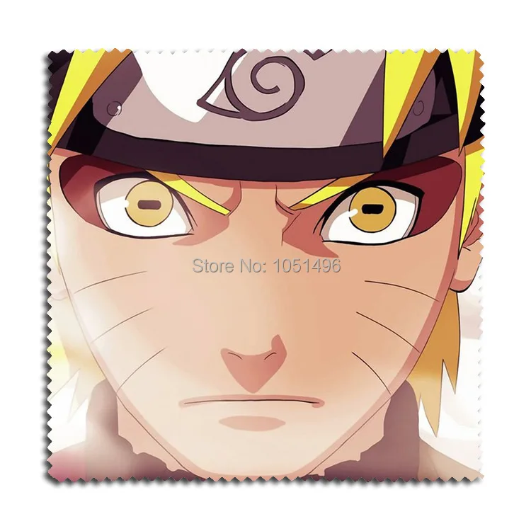 1 шт. фланелевые очки с принтом Uchiha Sasuke из аниме Наруто для очков аксессуаров или