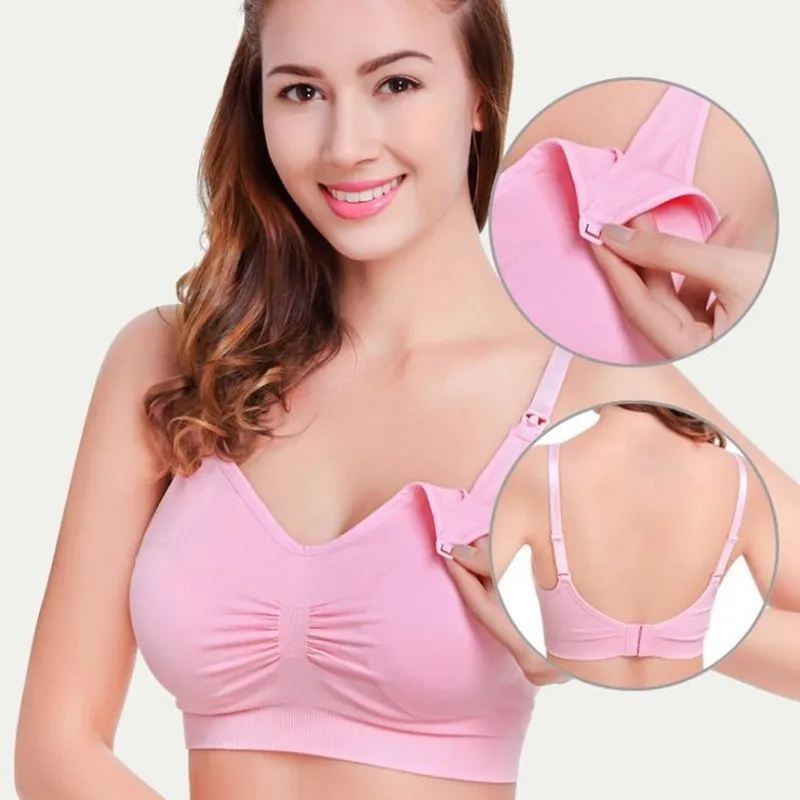 Maternity Bra Nursing Bra Eamless Elastic Maternity breastfeeding bra Pregnant Women Sports Underwear B C D E Breast Feeding Bra