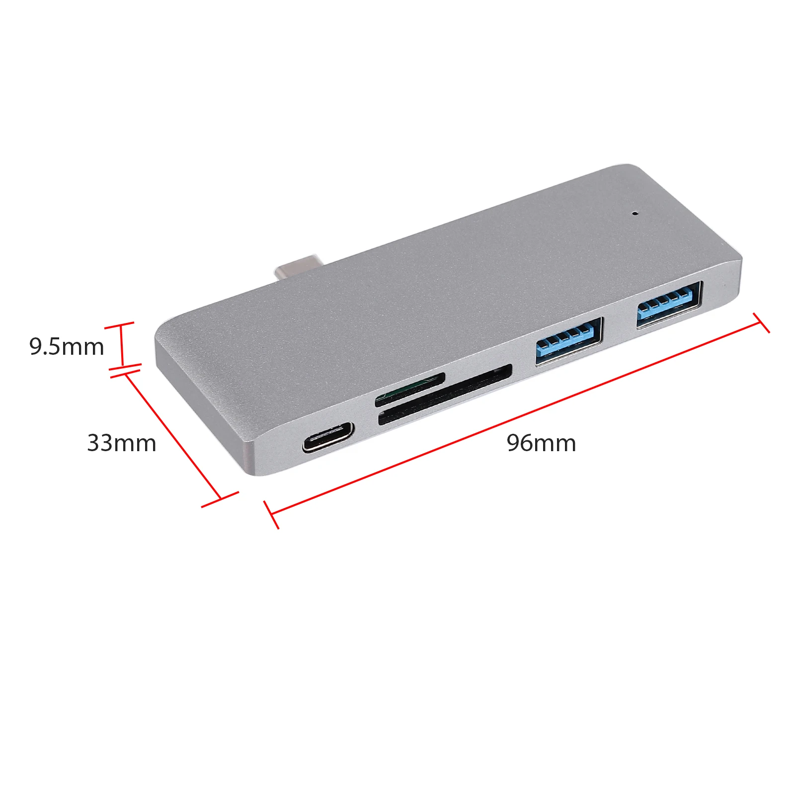 USB концентратор Neoteck 5 в 1 из алюминиевого сплава 10 Гбит/с C 3 0|Кабели VGA| |