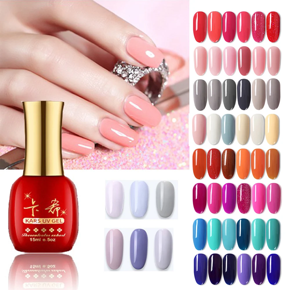 

2019 New 15ML 54 colorUV Gel Nail Polish UV Gel Varnish Nail Polish Set For Manicure UV LED Gel Nail Polish Nail Art Laquer