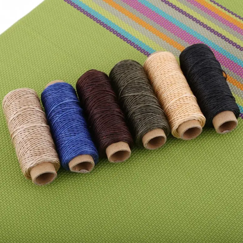 Плоская вощеная нить 1 шт. 50 м 150D мм кожаная шнур для рукоделия ручная строчка