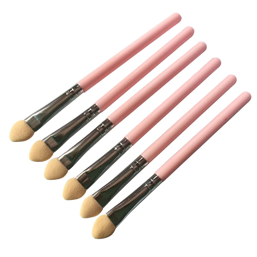 

ETEREAUTY 1pcs Sponge Stick Eye Shadow Makeup Brushes Synthetic Fiber Handle Eyes High Light Makeup Brush Cosmetic Tool