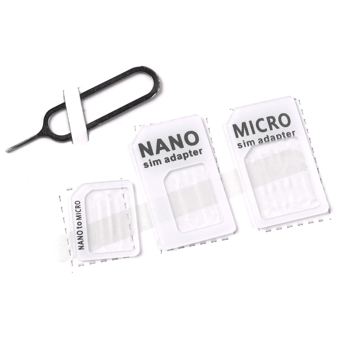 Высокое качество 1/2/3/5/10/50 набор nano SIM адаптер Micro + стандартная Nano 3 в 1 sim карты для